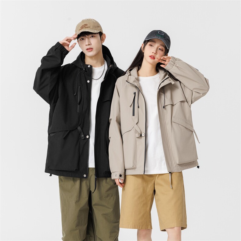 秋季新款现货三防户外夹克男连帽冲锋衣外套DSA157B-JK136-P85,男装夹克,电商A157B
