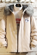 MM48167-P130冬季大毛领衣男士大码加厚袄男服砖墙，男装棉衣，电商A040A