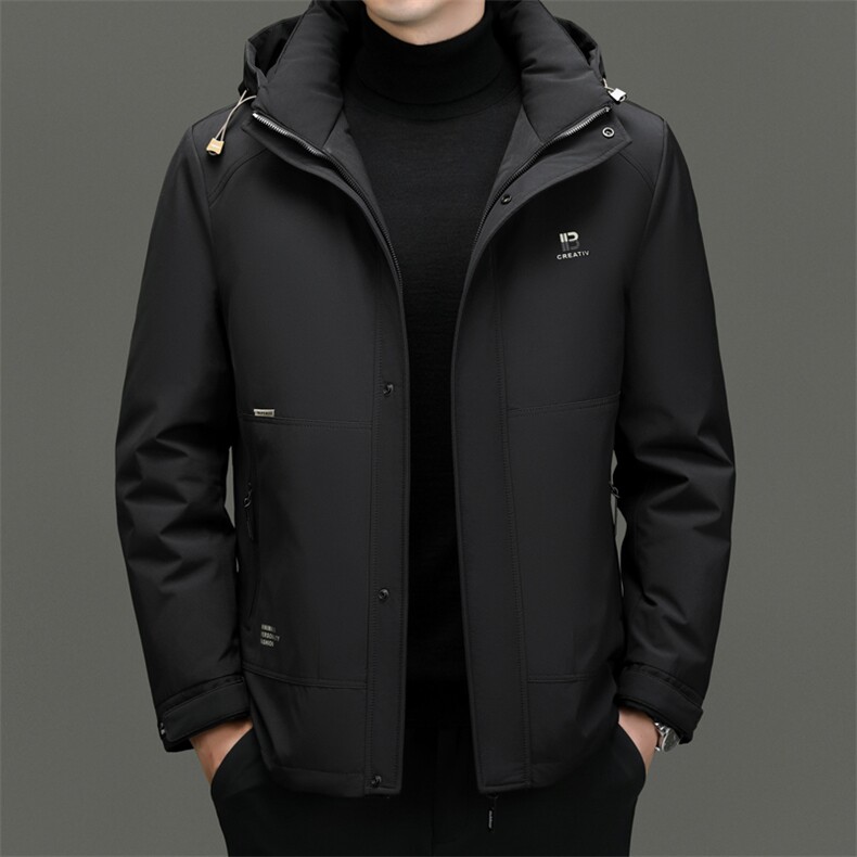 AK78150钱塘2020-3商务休闲新款冬季简约百搭中年男士羽绒服P300,男装羽绒服,钱塘207-3