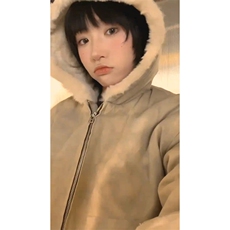 现货高品质美式冬季重磅座山雕大毛毛领pu皮棉衣男女加厚外套，男装皮衣，电商A486-1