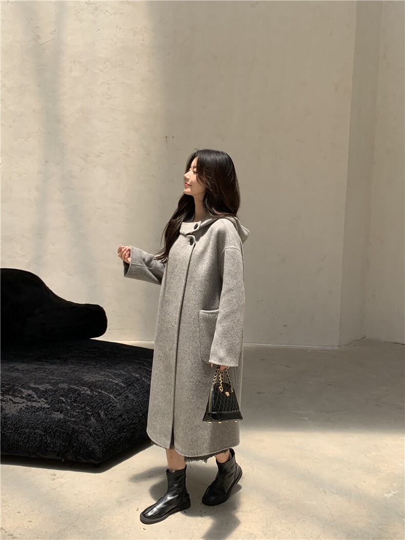 2025时尚百搭修身型大衣,女装毛呢外套,宸诺服饰