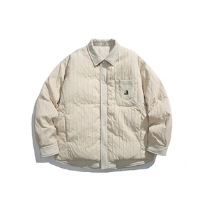 2025冬季新款男日系潮牌立领白鸭绒羽绒服加厚外套棉衣YR56-F205