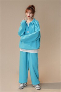 XZ216-YY111-套装P108上衣P55裤子P5021男女中性华夫格卫衣浅，男装卫衣，星座716-1