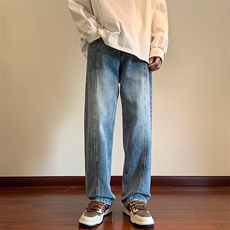 牛仔裤男秋季潮大码休闲裤子高街G8823P45，男装牛仔裤，星座1116-2
