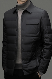 CSYR22077钱塘2020-2冬季厚款商务休闲中年男士简约羽绒服P190图片