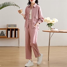 2025年新款秋季女装女士精品套装工作制服休闲，女装套装/套裙，1D073
