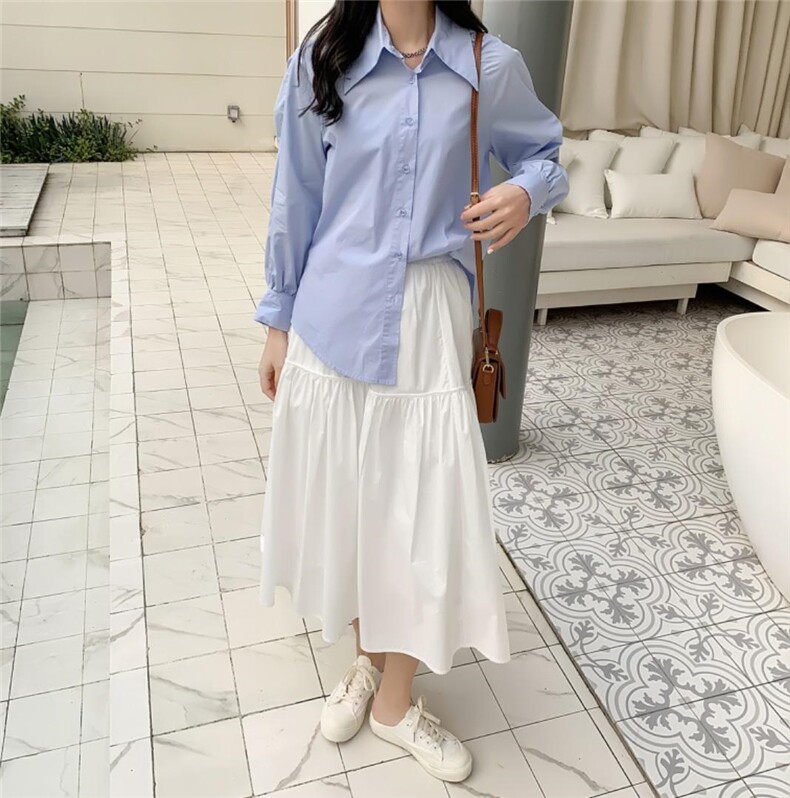 长袖衬衫，女装衬衫，江南俏之羽