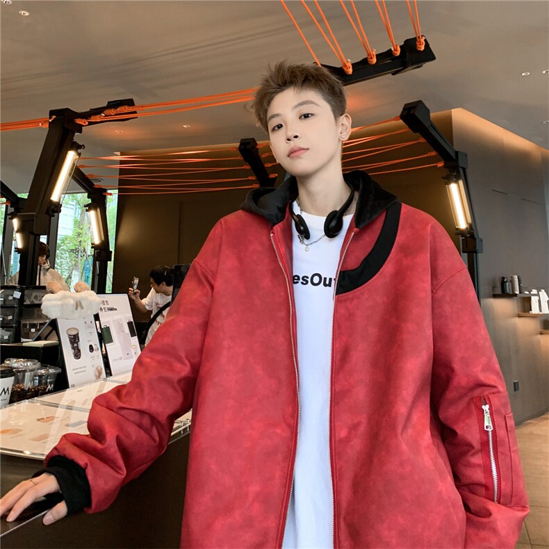绗棉特批100控158178美式连帽机车棉服棉衣面包服外套男MY245,男装棉衣,电商B370