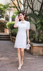 【现货】夏季新款改良旗袍连衣裙，女装婚纱/旗袍/礼服，芷炫