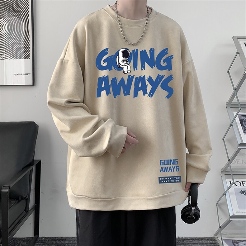 麂皮绒卫衣男大码重磅长袖t恤男JW81230-P35,男装卫衣,电商A040
