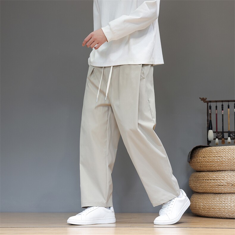 XZ221-6-K30-P55风秋冬新款休闲裤男款宽松大码长裤加厚，男装休闲裤，星座221-6