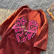 水洗锈红色