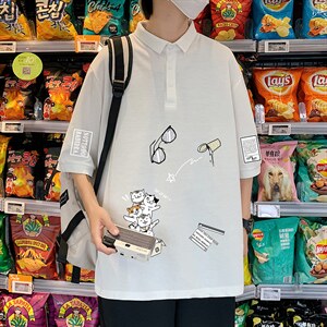 PL57115-P35翻领短袖polo衫男大码胖子半袖t恤男有领保罗衫模特,男装Polo衫,电商A040
