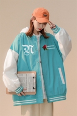 ！秋季新品玫瑰十字架ins潮牌印花棒球服夹克G73-P65控98，男装夹克，A247A