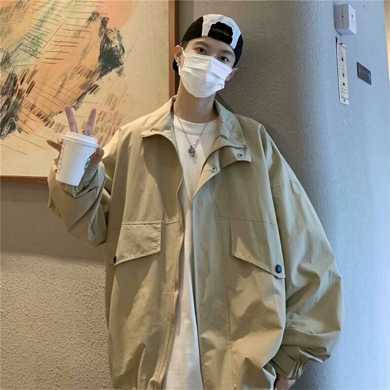 F167-P622024新款立领工装夹克春季潮牌百搭宽松休闲外套现货,男装夹克,星座512-6