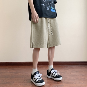 夏季短裤男宽松潮流港风百搭五分裤运动短裤DK0411-P45控68图片