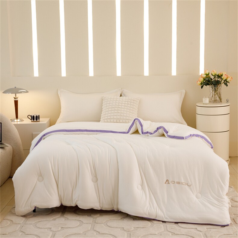 新款超柔针织立体针织保暖被被子被芯，被套/被芯，一起卖家纺