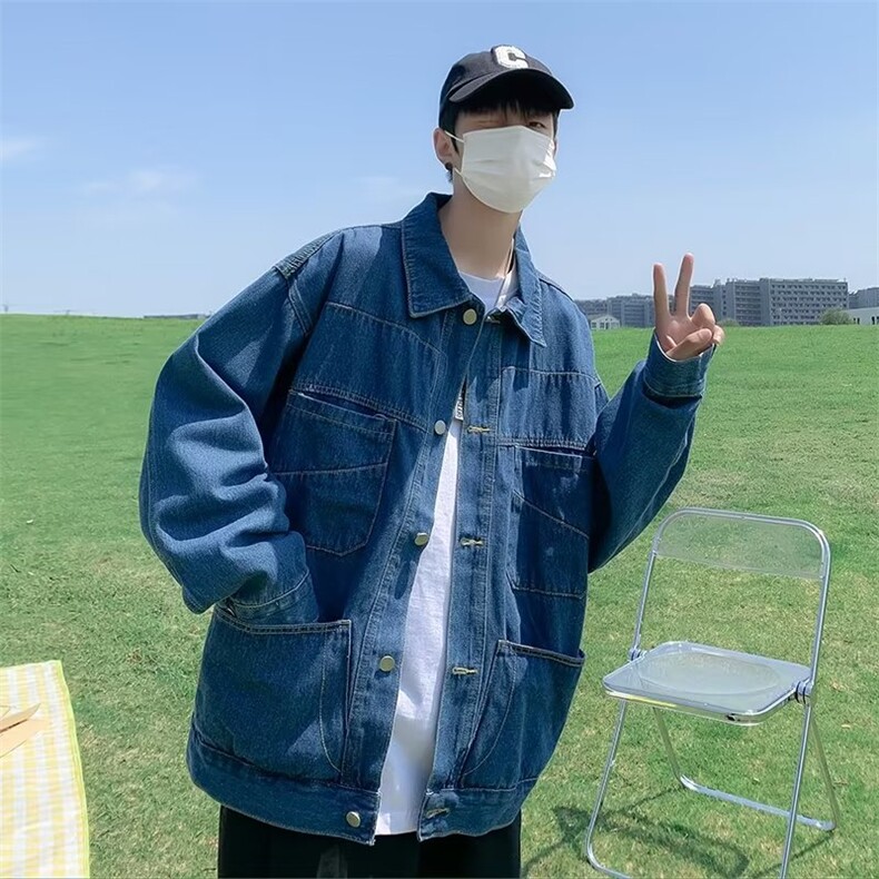 百搭夹克秋季标准长袖新款潮流外穿男YJ412P50,男装夹克,星座1116-2