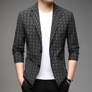 AG1253钱塘2020-3春秋薄款时尚休闲简约中青年男士西服外套P122图片