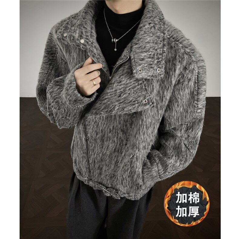 现货大翻领CIEANFIT韩系加厚棉衣痞帅港风外套N61-P135控178,男装棉衣,电商A170