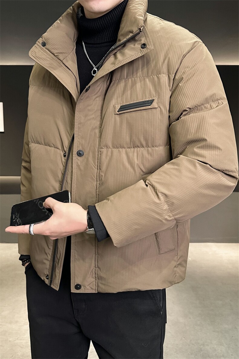 冬季羽绒服男2025新款立领加厚保暖轻薄款外套C317-Y9903-P195,男装羽绒服,电商C317