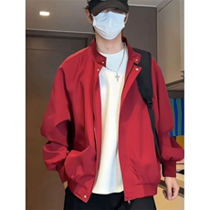 复古立领简约黑色百搭休闲哈灵顿夹克工装风显瘦棉服外套JK157，男装夹克，星座1116A（原606A-3）