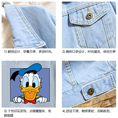 牛仔夹克男大码牛仔外套男茄克NJ77223-P60加绒款-P75，男装夹克，电商A040A