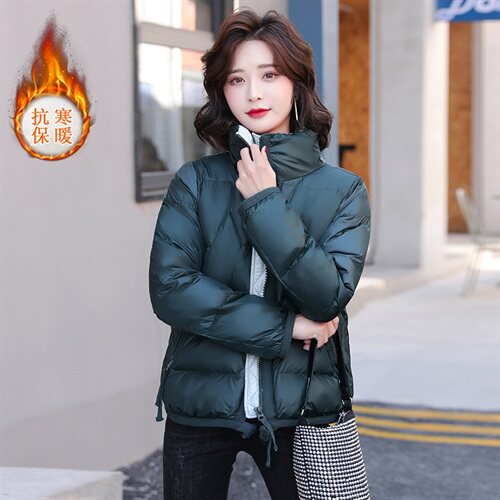 短款羽绒服2021年新款女高端小个子白鸭绒气质潮外套，女装羽绒服，布衣桑