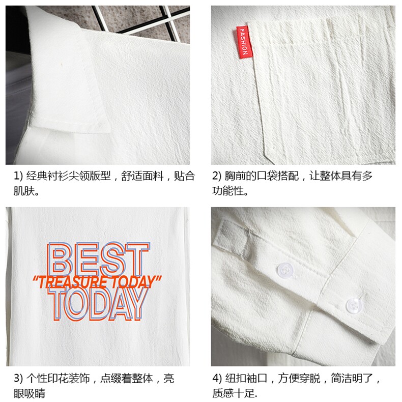 QC58181-P45亚七分袖衬衫男大码五分袖衬衣男短袖网格,男装衬衫,电商A040A