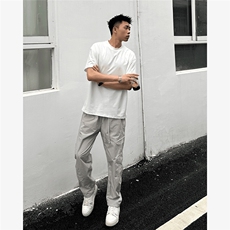 抖音--金大川0OTD--凉感户外透气速干防水伞兵裤kz88-TP75，男装休闲裤，电商A089-1