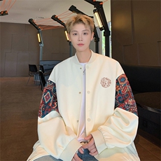 春秋季棒球服男女新款美式夹克休闲外套XZ102B-1-JK2608P85，男装夹克，星座102B-1