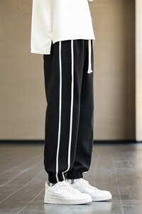 高品质秋季新款运动裤男束脚宽松卫裤潮流休闲长裤篮球裤子图片