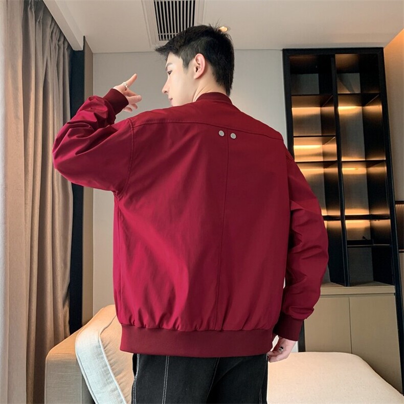 美式棒球服夹克男2025春款大码酷帅港风复古工装外套JK220-P75,男装夹克,星座308B-2