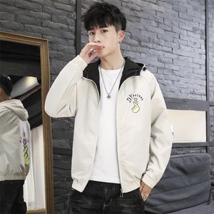 秋季外套男2021工装潮牌chic高中帅气夹克男上衣服H5501图片