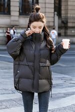 2021冬季新款时尚休闲宽松显瘦保暖舒适立领短款棉衣，女装棉衣/棉服，艾尚靓装