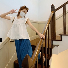 大量现货主推上衣+奶奶裤2件套2C129-8872-P125-K178，女装套装/套裙，2C129