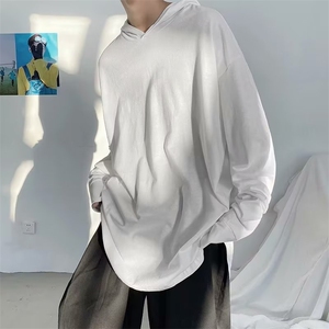 卫衣男韩版潮流长袖连帽拉链个性帅2023秋冬新款insT恤WB098-P25图片
