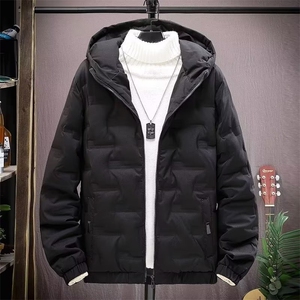 连帽羽绒服男士短款冬天2025年新款冬季潮牌潮流帅气加厚冬装外套