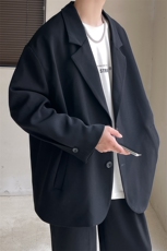 秋季小西装西服外套男ins上衣英伦单西宽松休闲A071-X06-P85，男装西服，电商A071