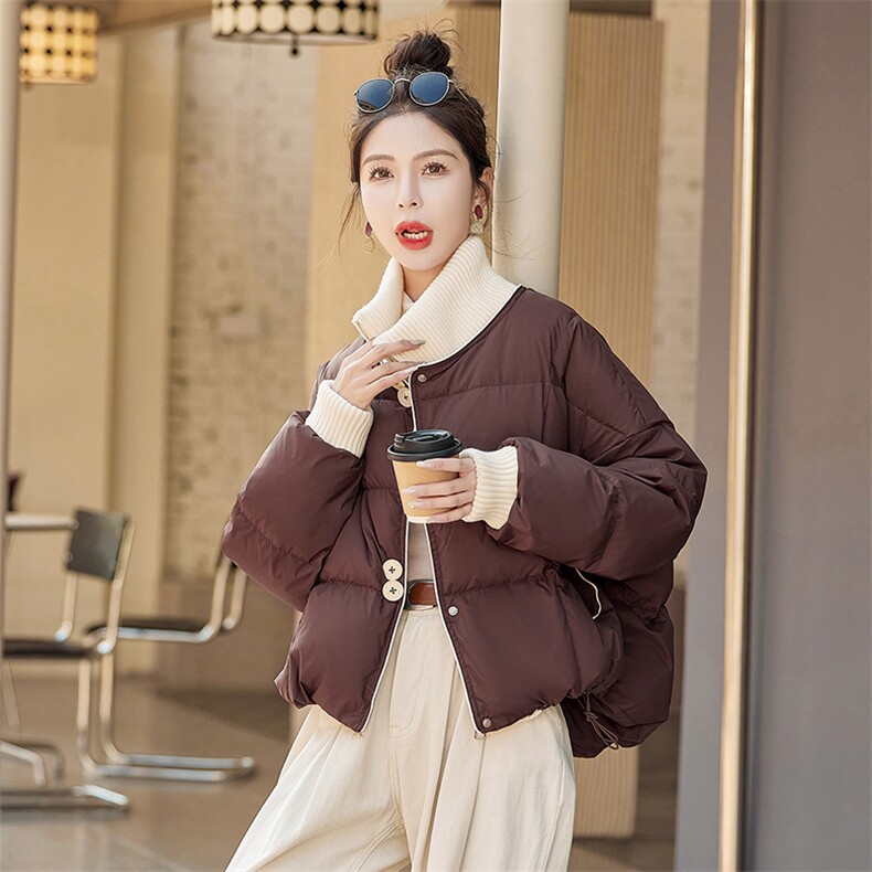 时尚潮流白鸭绒2024年冬季，女装羽绒服，依曼迪