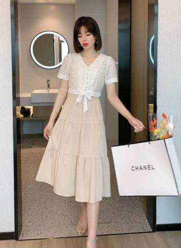 两件套连衣裙，仙，4码现货，女装连衣裙，依柏璐