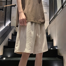 夏季新款港风大码纹高街文艺短裤男-DK985-P40，男装牛仔裤，电商A021