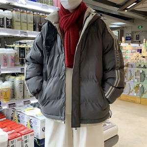 港风冬季新款连帽棉服中性情侣风潮牌百搭外套M666-P85 大码+5图片