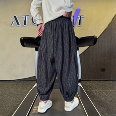 社会小伙秋冬新款休闲裤子男宽松灯芯绒卫裤长裤2292-P58，男装休闲裤，星座313B-2(原星座309A-2)