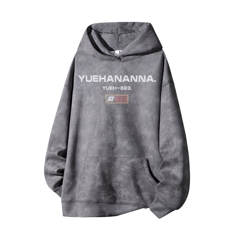 得物供货、重磅420克现货麂皮绒扎染卫衣HD019-1-WL25330ZR-P45,男装卫衣,电商019-1