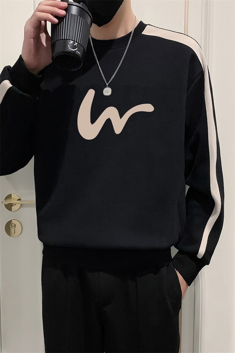 WY13121常规P58控78加绒P68控88店主风无头风印花圆领卫衣,男装卫衣,电商B340