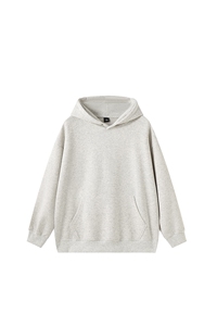 春季 重磅400克足全棉高品质一粒扣连帽卫衣外套男 RH111-P45图片