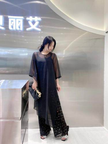 早秋蕾丝网纱三件套，其它，艾丽贝儿