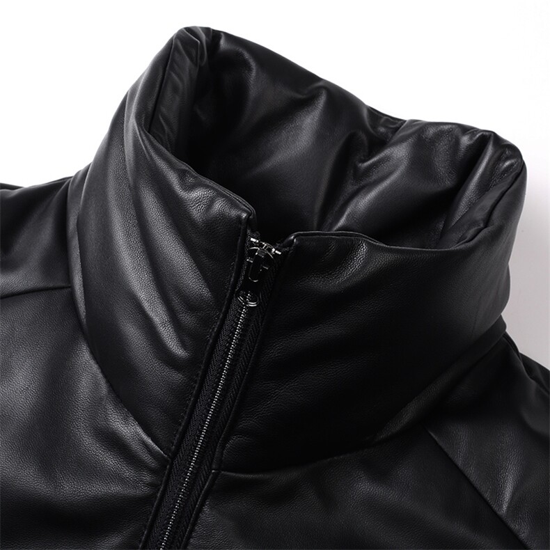 冬季新款海宁真皮羽绒服男中长款绵羊皮皮衣加厚款皮大衣P825,男装皮衣,电商B360A（原721A）