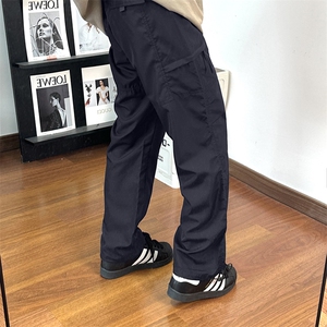自拍图 有大货 直筒休闲裤男夏季工装裤潮流痞帅学生长裤K41-P40图片